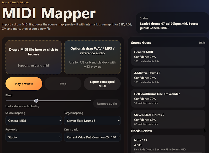 Soundshed Drum Mapper